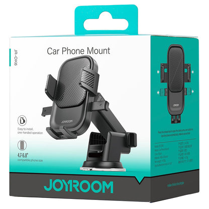 Joyroom JR-OK6 Dash 2 Bilholder, 4,7 tommer - 6,8 tommer, Svart