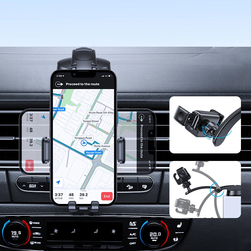 Auto Joyroom bilmontering JR-ZS283, 4 tommer - 7 tommer, svart 