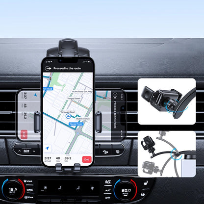 Auto Joyroom bilmontering JR-ZS283, 4 tommer - 7 tommer, svart 