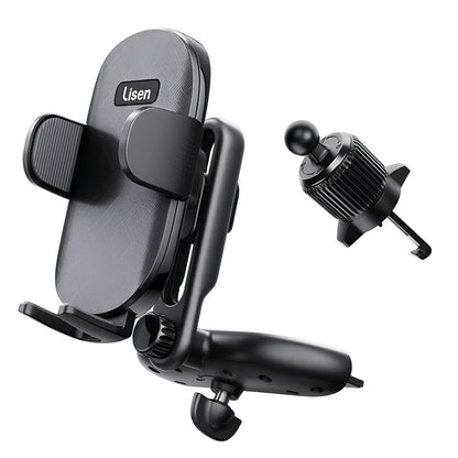 Bilholder Lisen 2in1, 4.7inch - 7.2inch, Svart YL0222040016