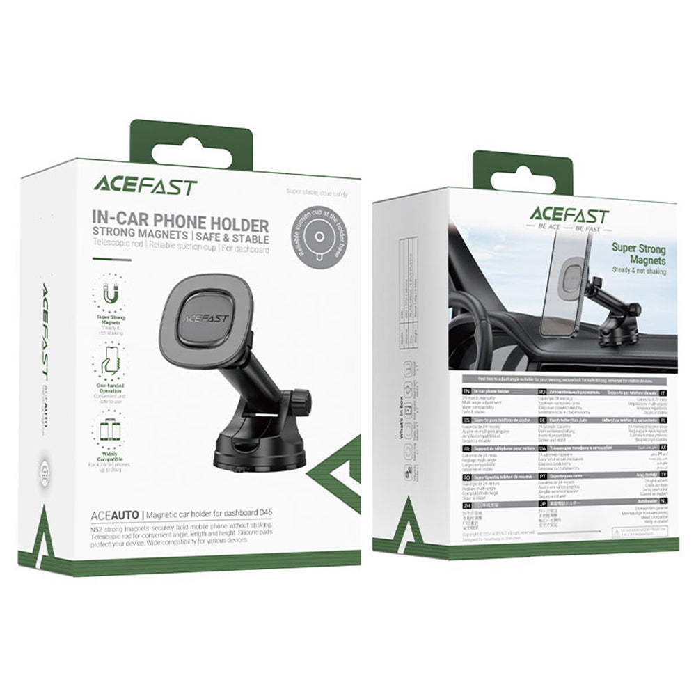 Magnetisk Bilholder Acefast D45, Universal, Svart