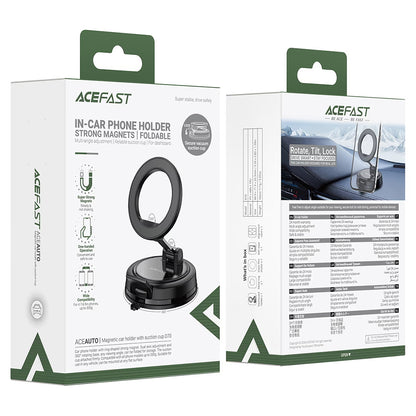 Magnetisk Bilholder Acefast D70, 4,7 tommer - 6,9 tommer, Svart