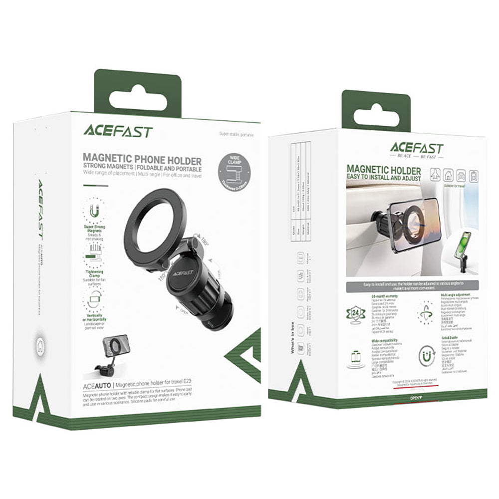 Magnetisk Bilholder Acefast E23, Universal, Svart