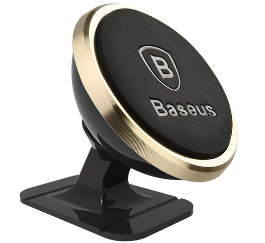 Baseus 360 Magnetisk Bilholder, Universell, Gull SUCX140015