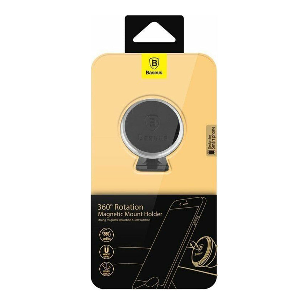 Magnetisk Bilholder Baseus 360, Universal, Svart SUCX140012
