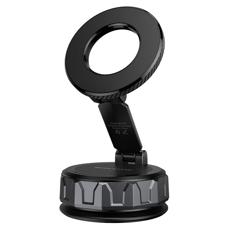 Borofone BH140 Gloria Magnetisk Bilholder, 4,5 tommer - 7 tommer, Svart