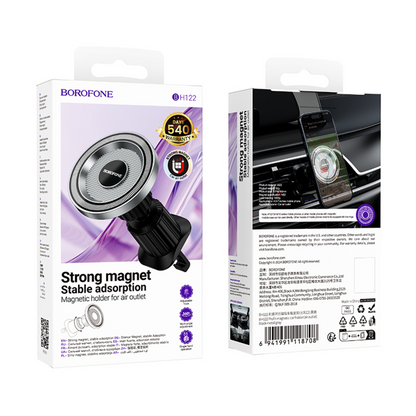 Magnetisk Bilholder Borofone BH122 Profit, 4.5inch - 7inch, Svart