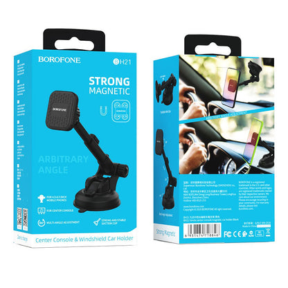 Magnetisk Bilholder Borofone BH21 Vanda, Universal, Svart