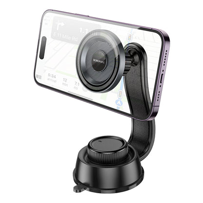 Magnetisk Bilholder Borofone BH123 Profit, 4.5inch - 7inch, Svart