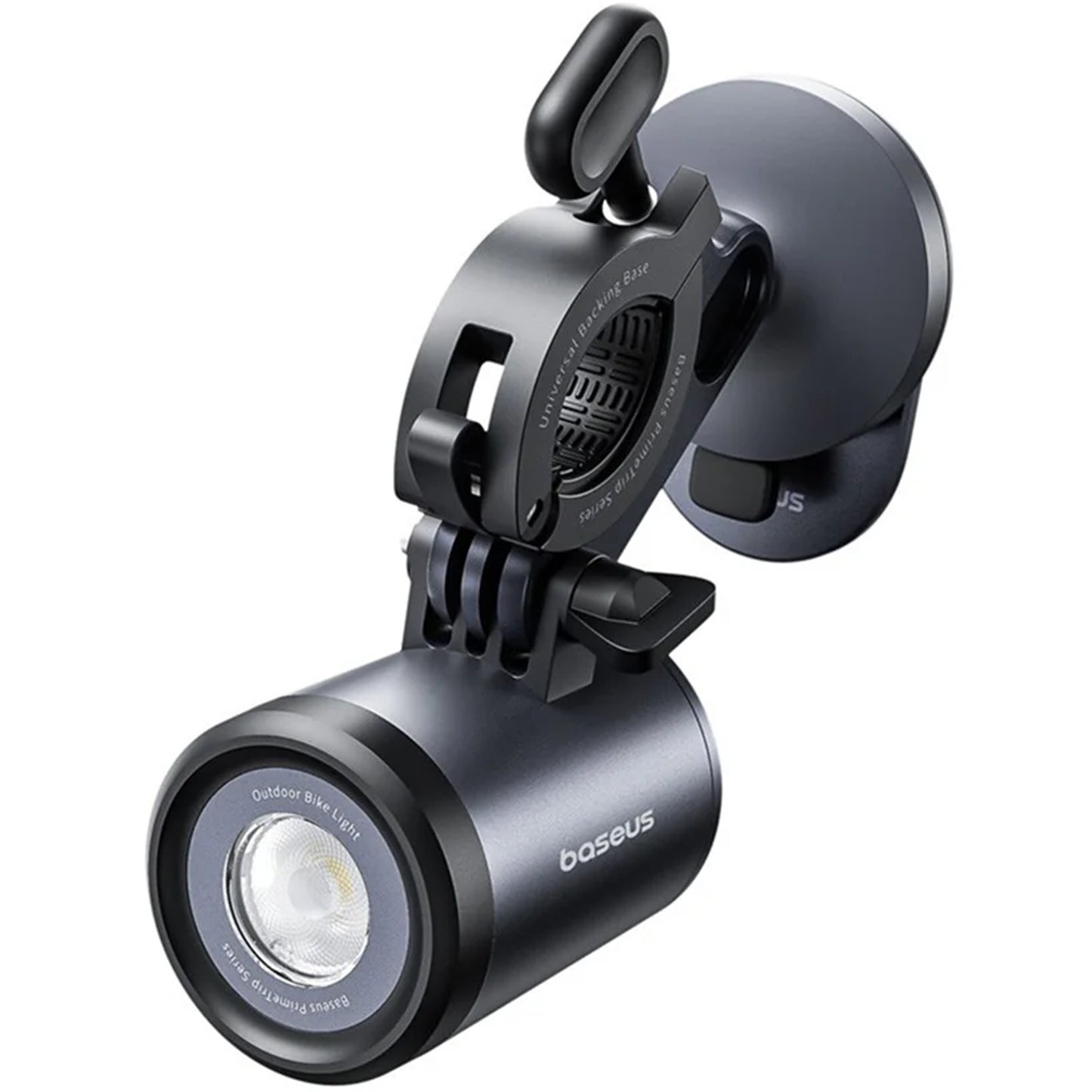 Sykkelholder med lykt Baseus PrimeTrip, universell, svart C12569000121-00