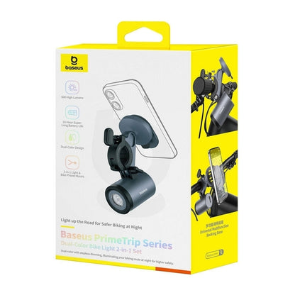 Sykkelholder med lykt Baseus PrimeTrip, universell, svart C12569000121-00