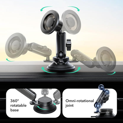 Magnetisk Bilholder ESR OmniLock Dash, Universal, Svart