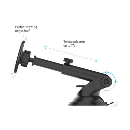 Magnetisk Bilholder Fixed MagMount XL, Universal, Svart