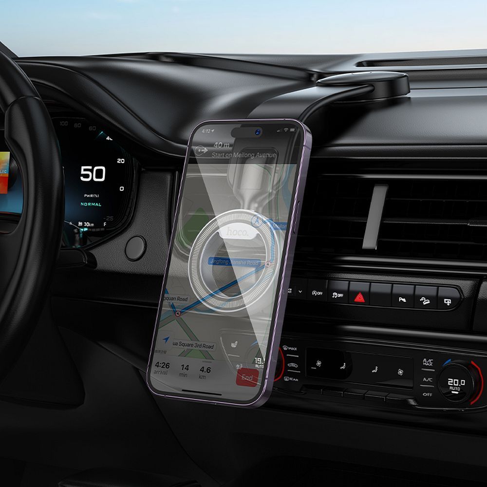 Magnetisk Bilholder HOCO H71, Universal, Grå