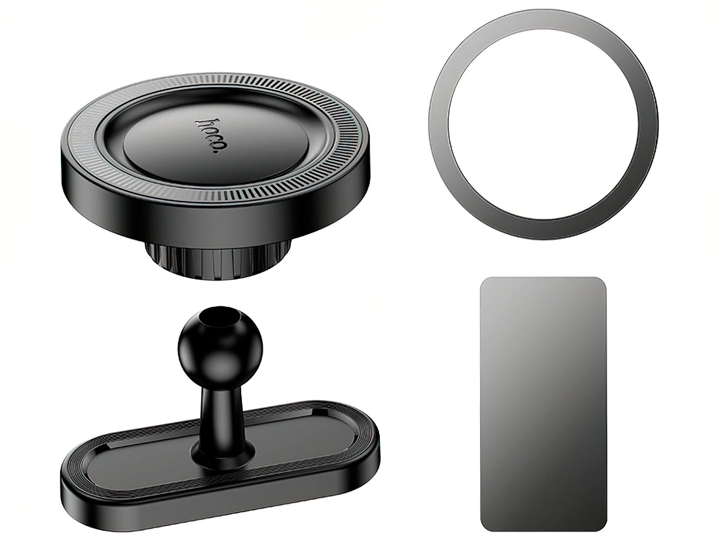 Magnetisk Bilholder HOCO H58, 4.5inch - 7inch, Svart