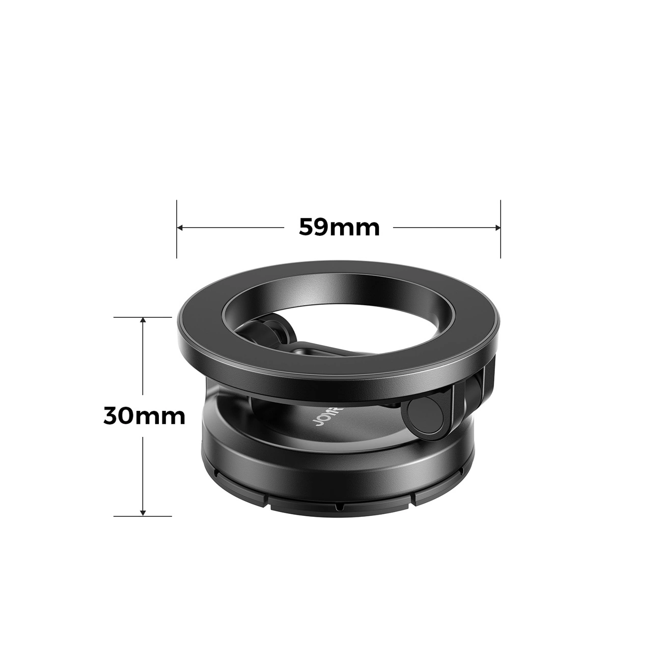Joyroom JR-ZS505 Magnetisk Bilholder, 4,7 tommer - 7 tommer, Svart