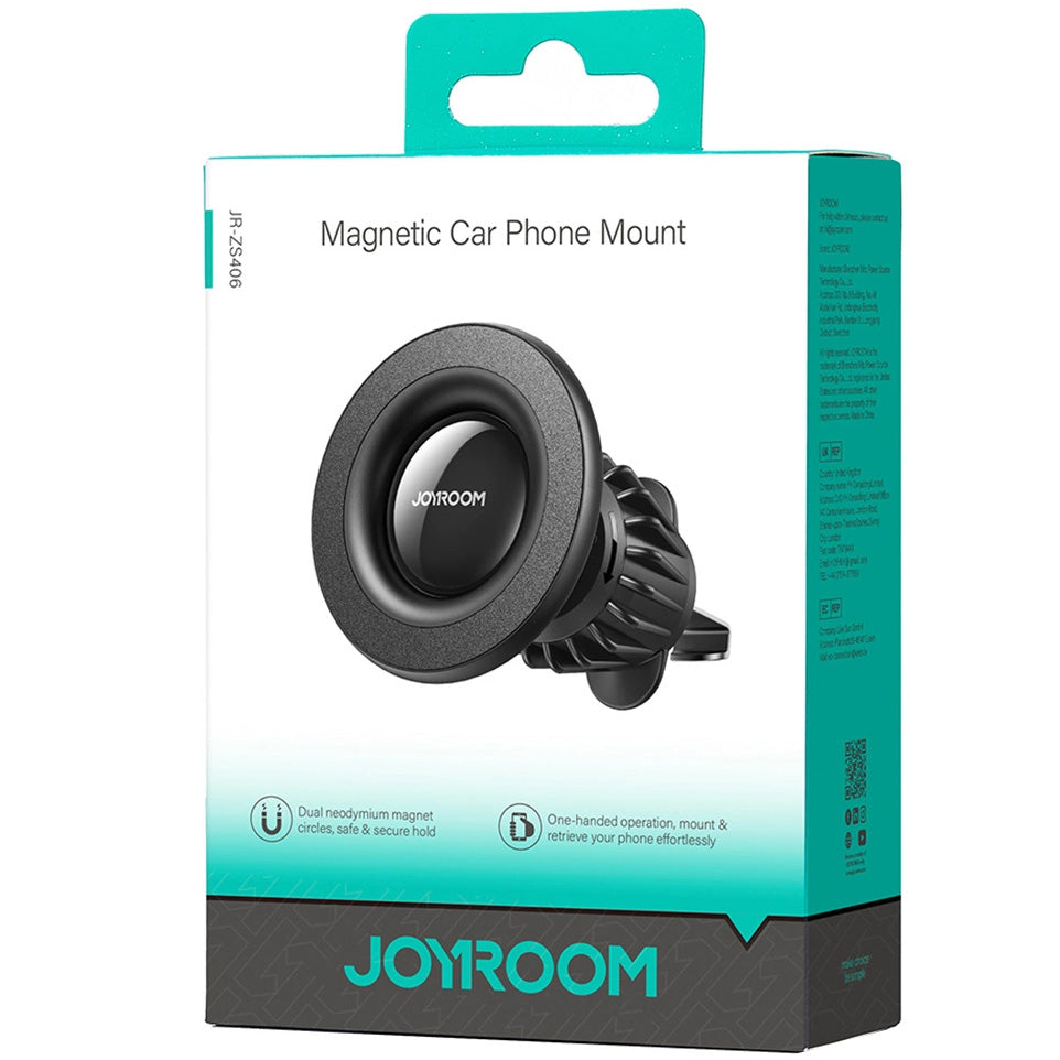 Magnetisk Bilholder Joyroom JR-ZS406 Air Vent, Universal, Svart