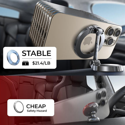 Magnetisk Bilholder Lisen, Universal, Svart YL0224010003