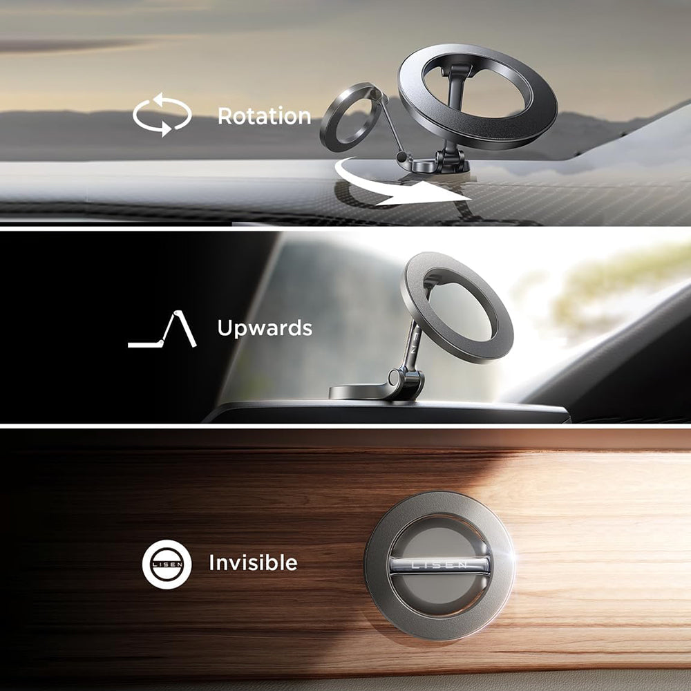 Magnetisk Bilholder Lisen, Universal, Svart YL0224010003