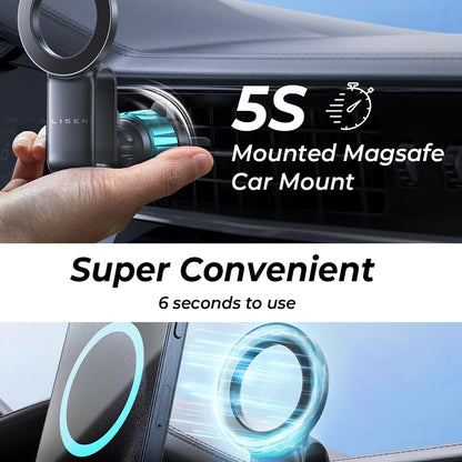 Magnetisk Bilholder Lisen, Universal, Svart YL0224050012