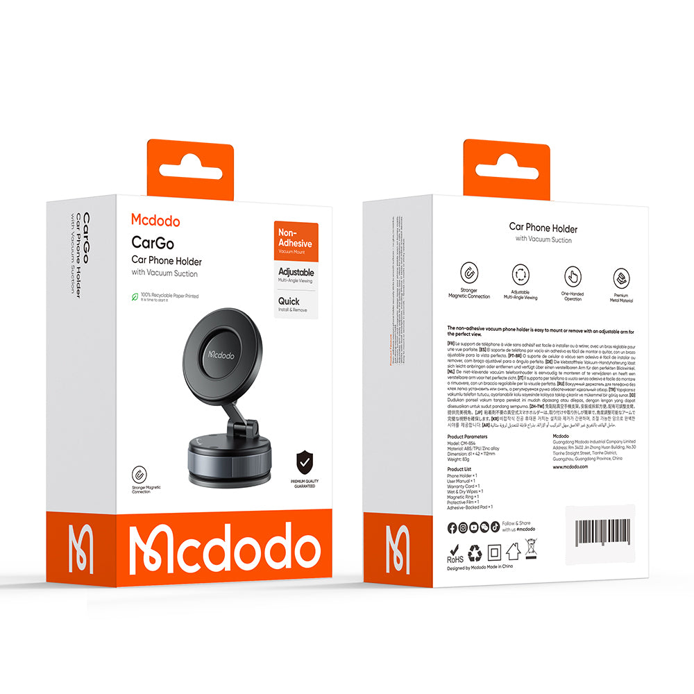 Magnetisk Bilholder McDodo CM-8540, Svart