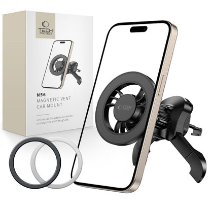 Magnetisk Bilholder Tech-Protect N56 Vent, Universal, Svart