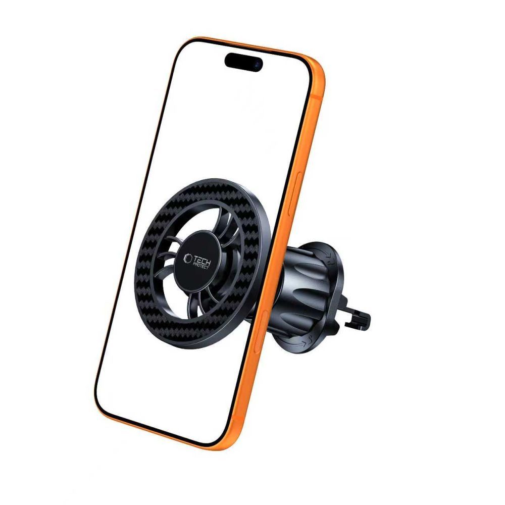Magnetisk Bilholder Tech-Protect N56 Carbon Vent, Universal, Svart