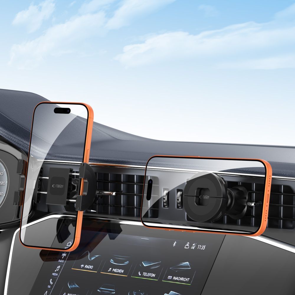 Magnetisk Bilholder Tech-Protect N62 2in1, Universal, Svart
