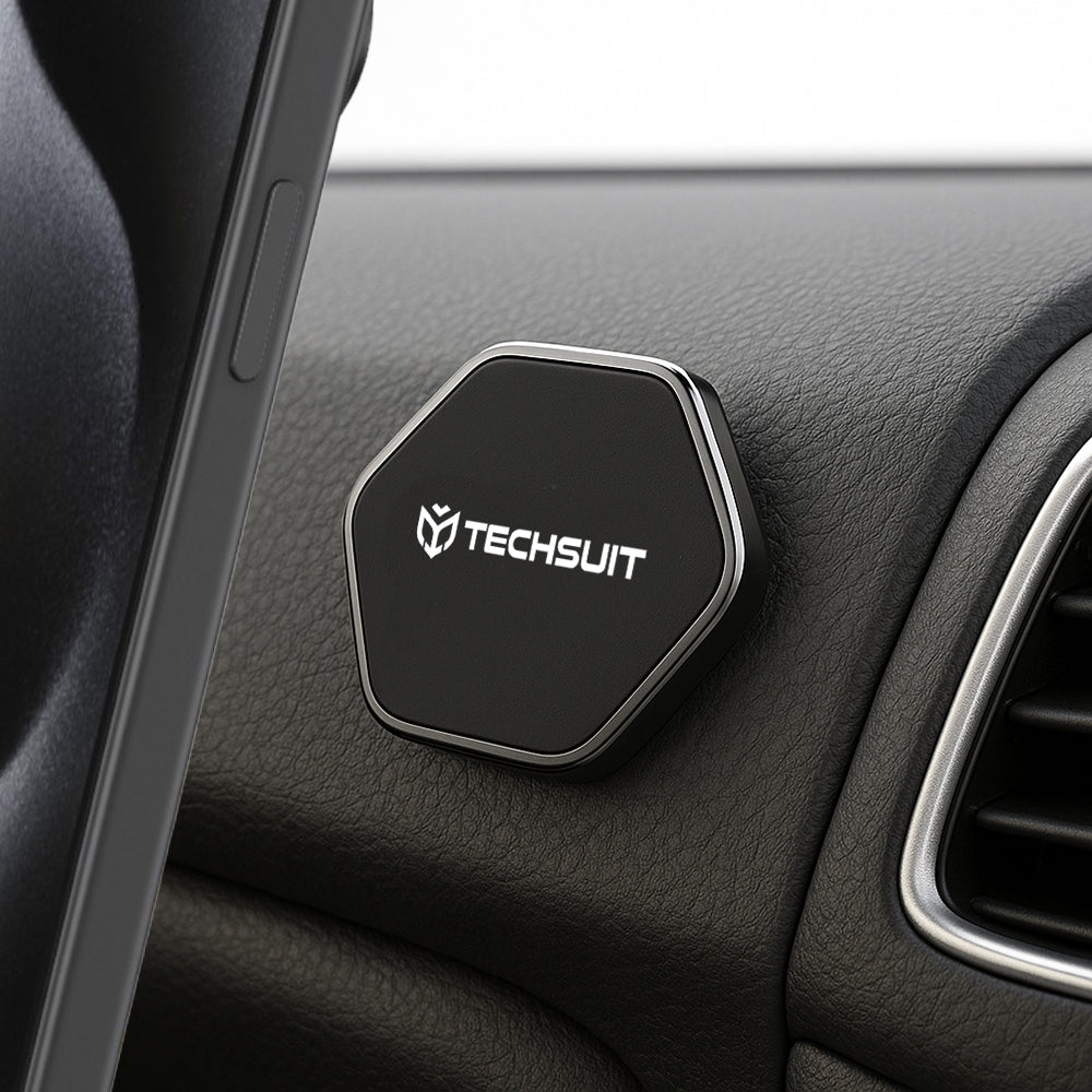 Magnetisk Bilholder Techsuit HOLD210-C, Universal, Svart