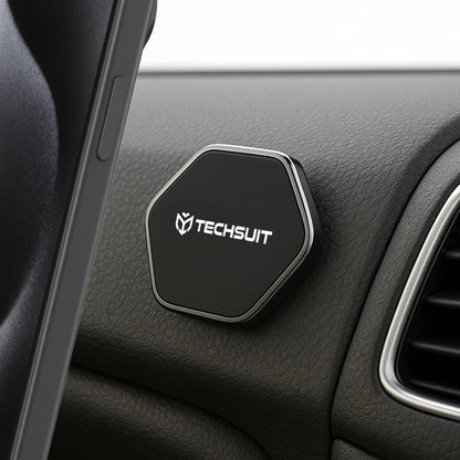 Magnetisk Bilholder Techsuit HOLD210-C, Universal, Svart