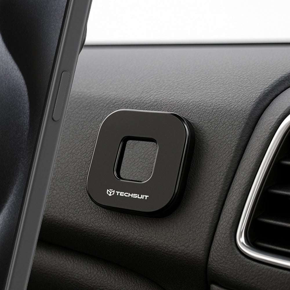 Magnetisk Bilholder Techsuit HOLD210, Universal, Svart