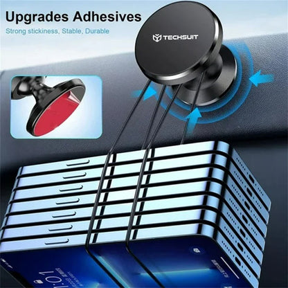 Magnetisk Bilholder Techsuit S10, Universal, Svart