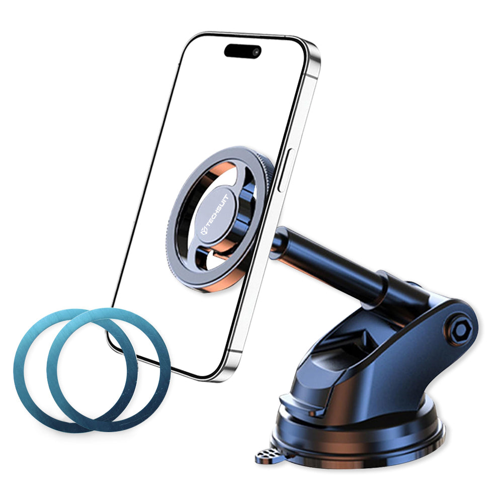 Magnetisk Bilholder Techsuit S12, Universal, Svart