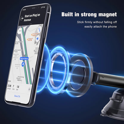 Magnetisk Bilholder Techsuit S12, Universal, Svart