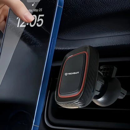 Magnetisk Bilholder Techsuit S5, Universal, Svart Rød