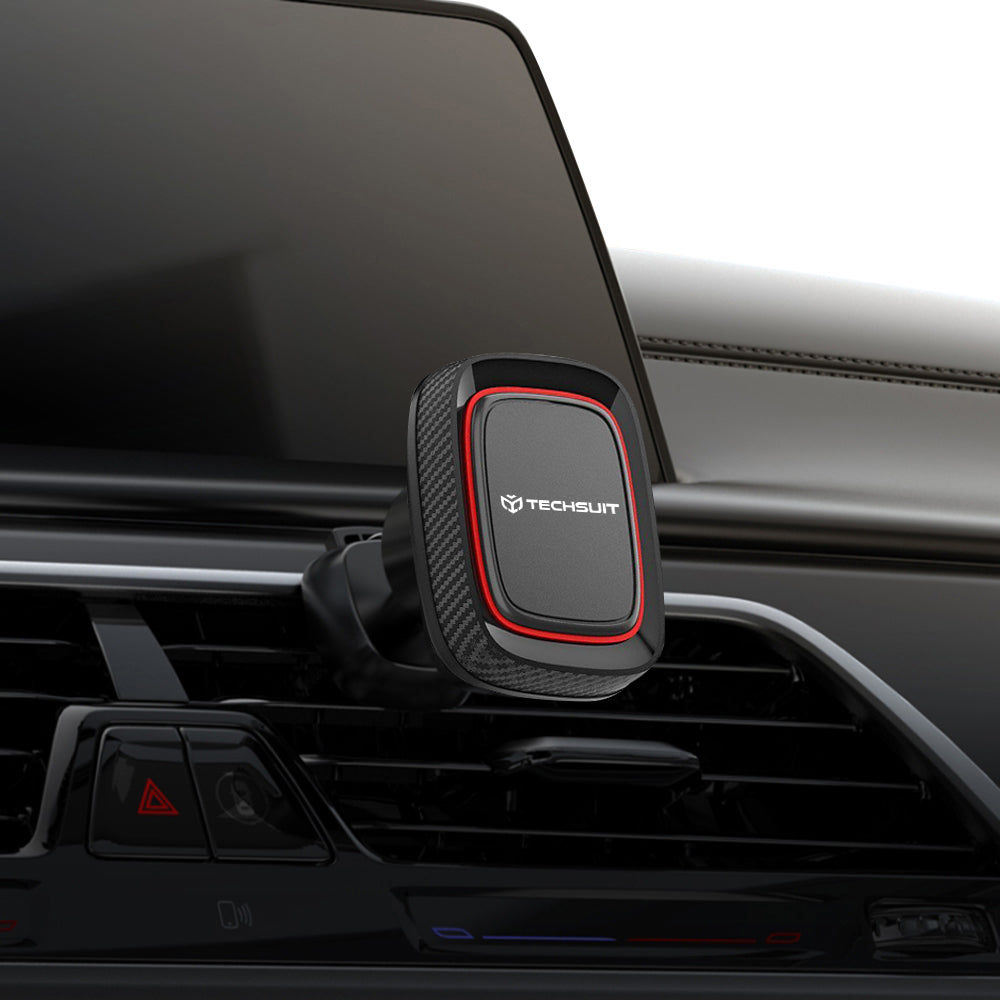 Magnetisk Bilholder Techsuit S5, Universal, Svart Rød