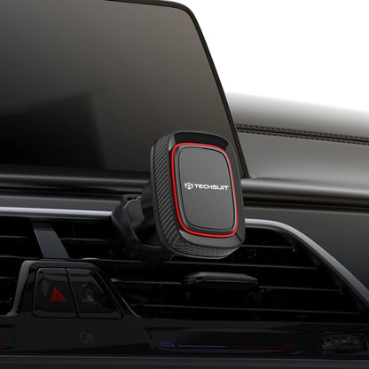 Magnetisk Bilholder Techsuit S5, Universal, Svart Rød