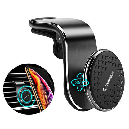 Magnetisk Bilholder Techsuit S8, Universal, Sølv