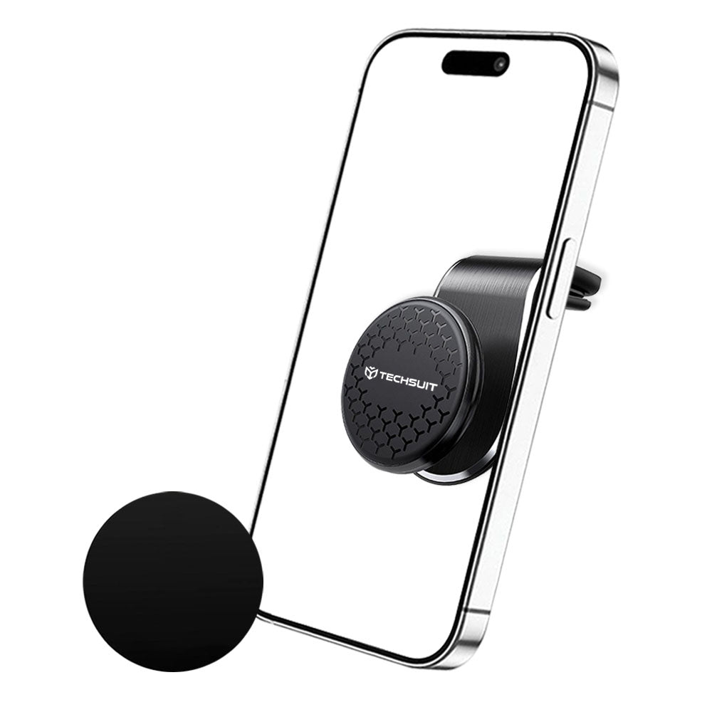 Magnetisk Bilholder Techsuit S8, Universal, Sølv