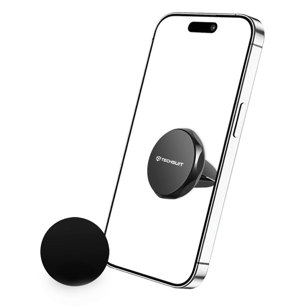 Magnetisk Bilholder Techsuit S9, Universal, Sølv