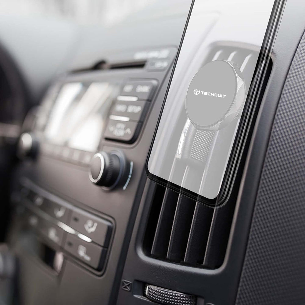 Magnetisk Bilholder Techsuit S9, Universal, Sølv