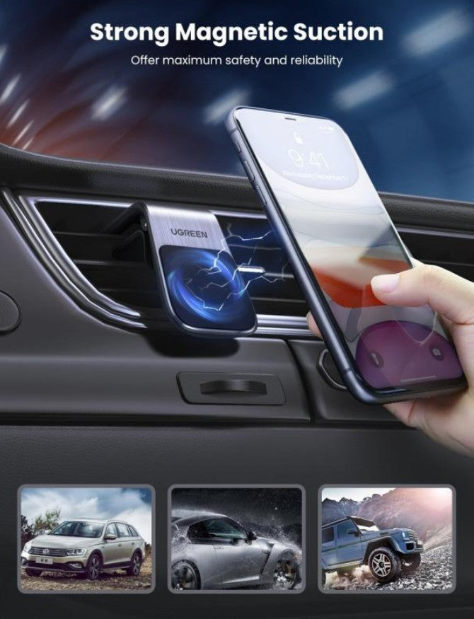 Magnetisk Bilholder UGREEN Waterfall, Universal, Svart