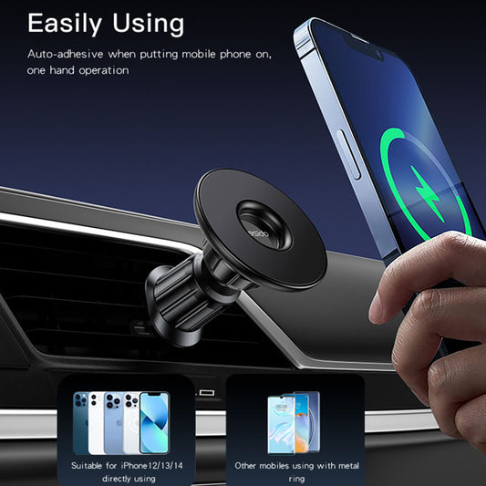 Magnetisk Bilholder Yesido C156, Universal, Svart