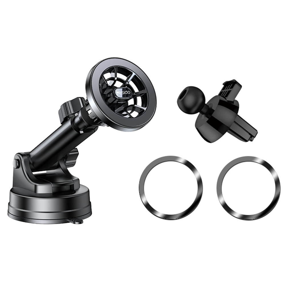 Magnetisk Bilholder Yesido C158, Universal, Svart