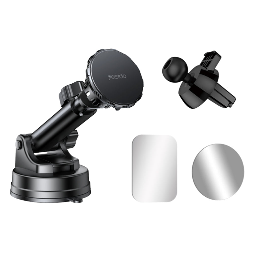 Magnetisk Bilholder Yesido C160, Universal, Svart