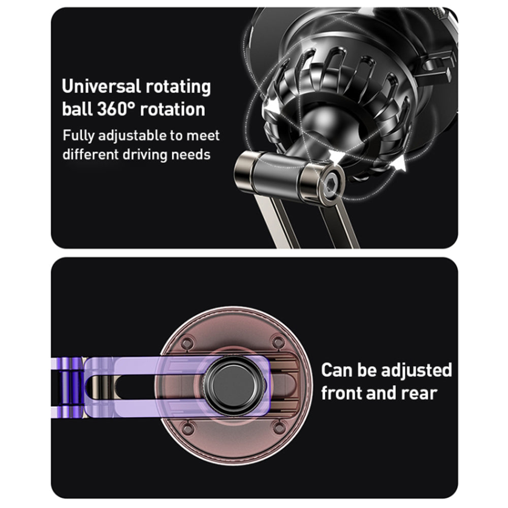 Magnetisk Bilholder Yesido C198, Universal, Grå