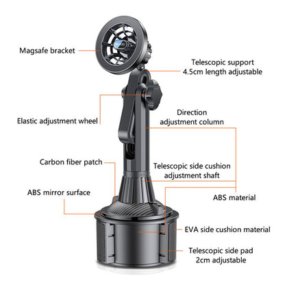 Magnetisk Bilholder Yesido C200, Universal, Svart