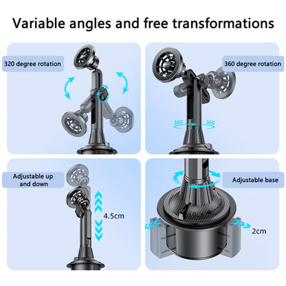 Magnetisk Bilholder Yesido C200, Universal, Svart