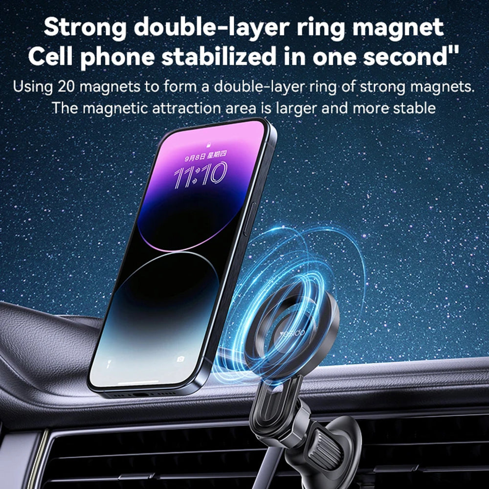 Magnetisk Bilholder Yesido C209, Universal, Svart