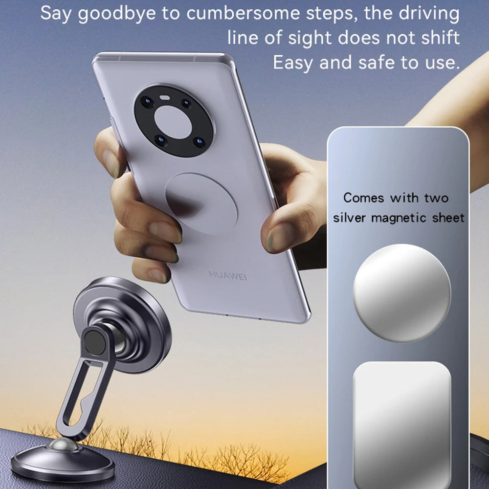 Magnetisk Bilholder Yesido C210, Universal, Svart